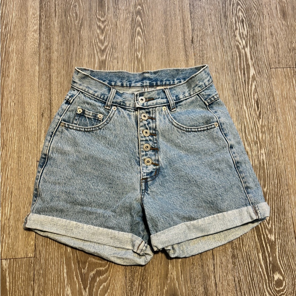Vintage High-Waisted Women Shorts